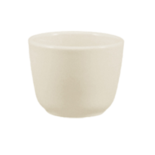 CAC China FR-45 4.5 Oz. European White Ceramic Round Franklin Chinese Style Tea Cup (3 Dozen Per Case)