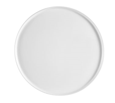 CAC China PP-1 14" Dia. Super White Porcelain Round Accessories Pizza Plate (1 Dozen)