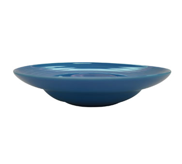CAC China TG-3-PCK 9 Oz. Peacock Porcelain Round Tango Pasta Bowl (2 Dozen Per Case)