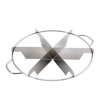 Winco SCU-6 6 Cut Stainless Steel Pie Cutter