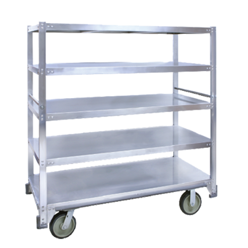 Cres Cor 271-51-5927 5 Shelves Aluminum Queen Mary Cart
