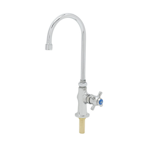 T&S Brass B-0750 Pantry Faucet deck mount self-closing 13-1/4"