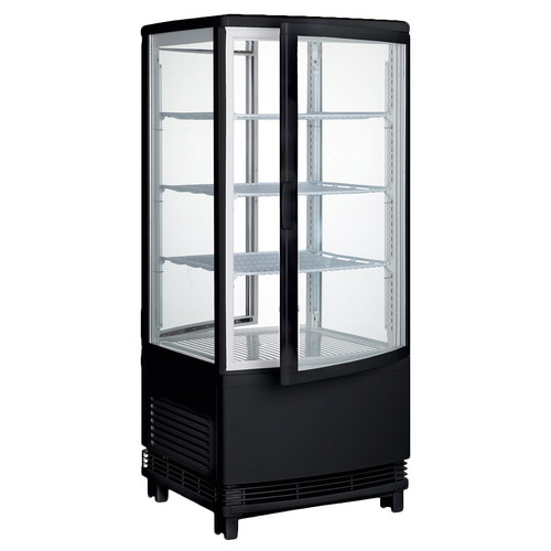 Winco CRD-1K 17"W Glass Door Refrigerated Beverage Display (1 Set)