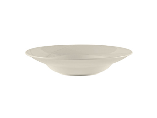 Tuxton ASU-063 10-1/4" 10-1/2 Oz. Ceramic Pearl White Round Pasta/Salad Bowl (1 Dozen)