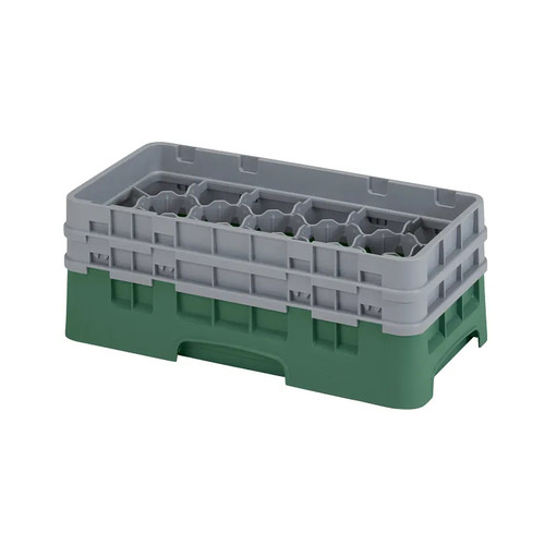 Cambro 17HS434119 Camrack Glass Rack With (2) Soft Gray Extenders - 4 Cases