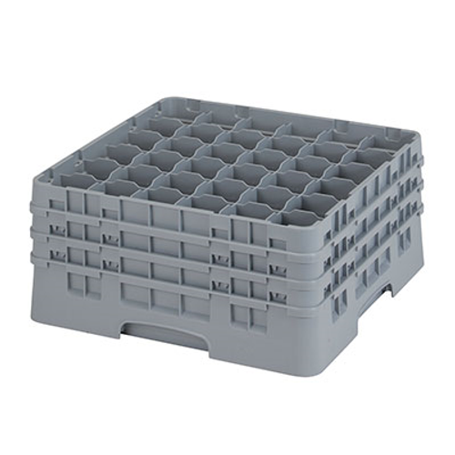 Cambro 36S738151 Camrack Glass Rack With (3) Soft Gray Extenders