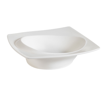 CAC China TXB-8 13 Oz. Bone White Porcelain Accessories Bowl (2 Dozen Per Case)