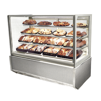 Federal Industries ITD4834-B18 48" W Straight Glass Italian Non-Refrigerated Display Case