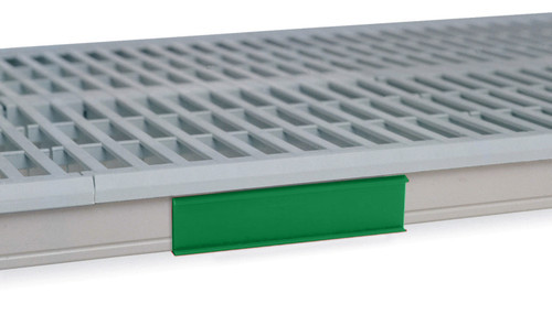 Metro CSM6-GX Metromax I Shelf Marker 6" x 1-1/2" Snaps Over Edge Green