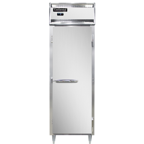 Continental Refrigerator DL1F-SS 26" W One-Section Solid Door Reach-In Designer Line Freezer - 115 Volts