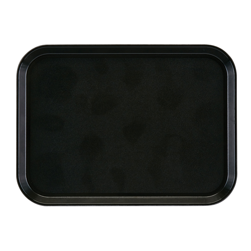 Cambro 915110 8.75" Black Rectangle Camtray - 12/Case