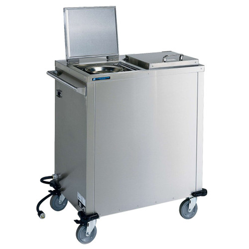 Lakeside 7501 33.38" W Stainless Steel Mobile Insulated Heated Pellet Dispenser - 208/220 Volts