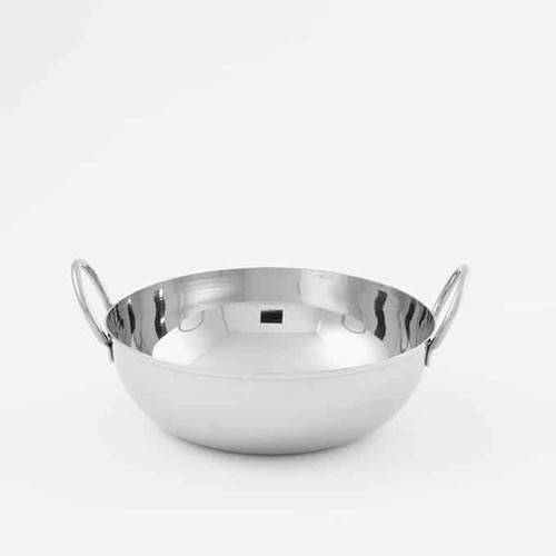 American Metalcraft BD65 6" 32 Oz. Stainless Steel Round Balti Dish