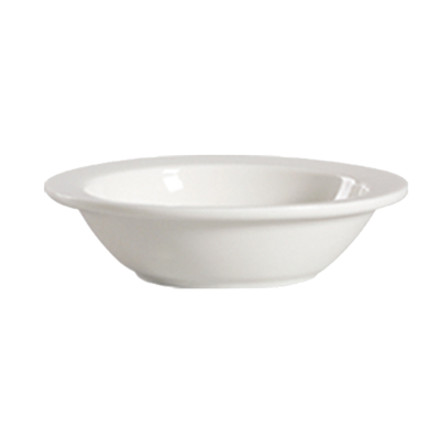CAC China 101-11 5 Oz. Bone White Porcelain Round Lincoln Fruit Dish (3 Dozen Per Case)