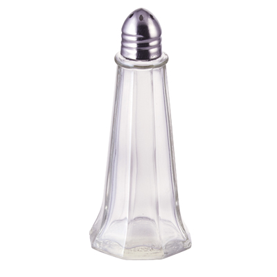 Winco G-110 Glass Shaker 1 Oz. (Contains 1 Dozen)