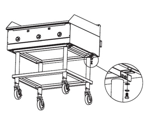 Southbend HDCS-72 72" Counterline Stand