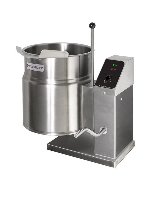 Cleveland KET12TGB 12 Gallon 2/3 Steam Jacket Design Electric Countertop Tilting Kettle - 208V