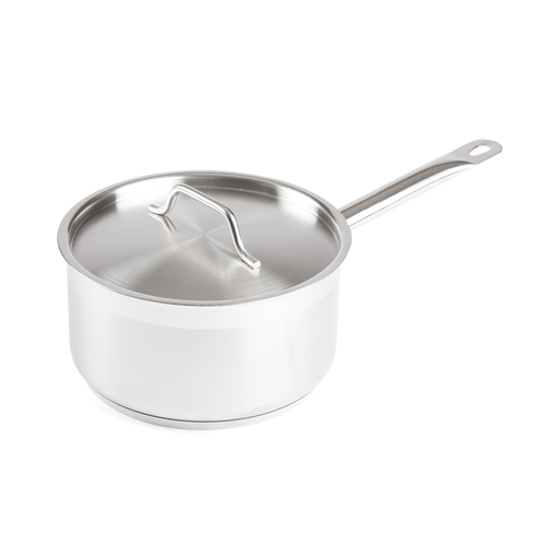 Winco SSSP-3 3.50 Qt Tri-Ply Premium Sauce Pan