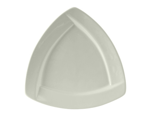 Tuxton BWZ-102J Ceramic Cayenne Triangular Plate (1 Dozen)