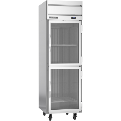 Beverage Air HR1HC-1HG 26" W One-Section Glass Door Reach-In Horizon Series Refrigerator