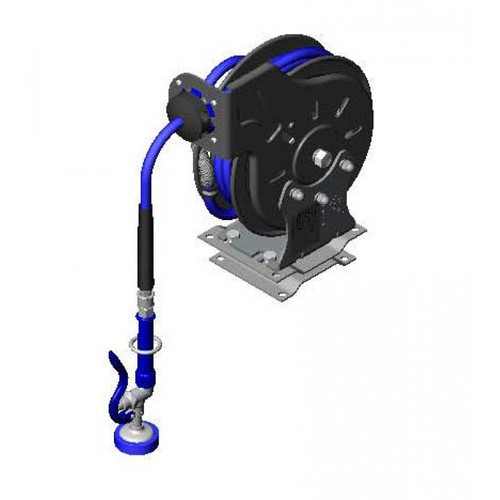 T&S Brass B-7212-01-PPB Hose Reel open coated steel 3/8"