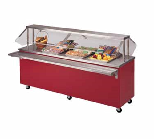 Piper Products R3-ST Stainless Steel Reflections Serving Counter Mobile Modular Enclosed Base