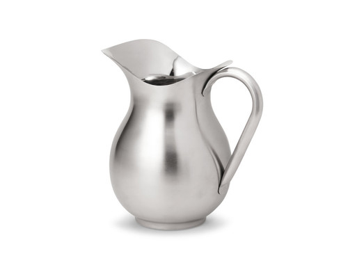 Vollrath 465312 3 Qt. Brushed Satin Stainless Steel Pitcher