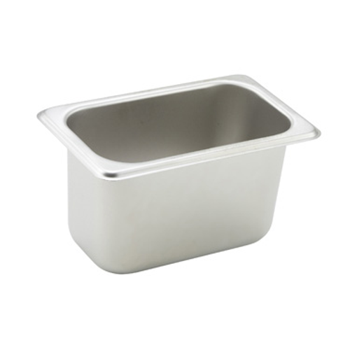 Winco SPN4 Steam Table Pan 1/9 Size