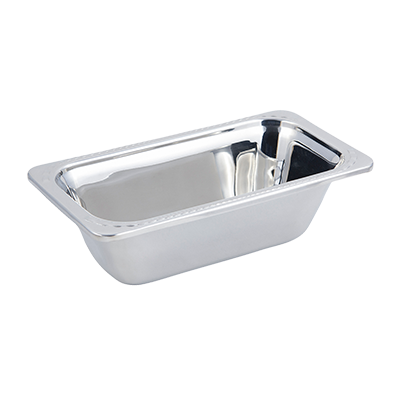 Bon Chef 5613 13" x 7" x 4" Stainless Steel 2.5 Qt. Food Pan