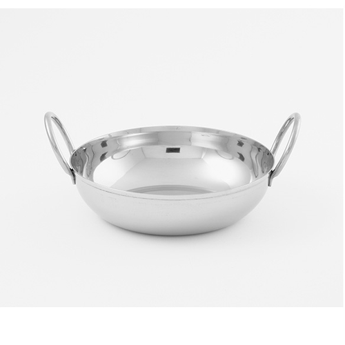 American Metalcraft BD55 5.75" 18 Oz. Stainless Steel Round Balti Dish