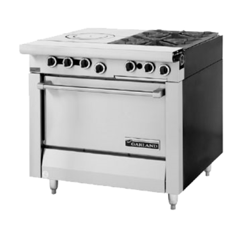 Garland MST54T-E-NG 34" Natural Gas Heavy Duty Range - 115,000 BTU