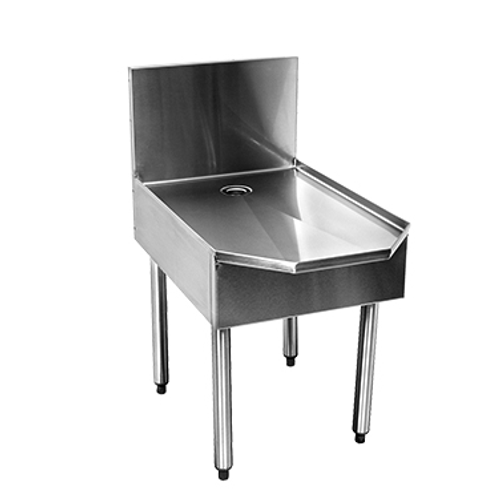 Glastender C-IOS-18 Stainless Steel CHOICE Island Oasis Stand - 18"W x 29"D