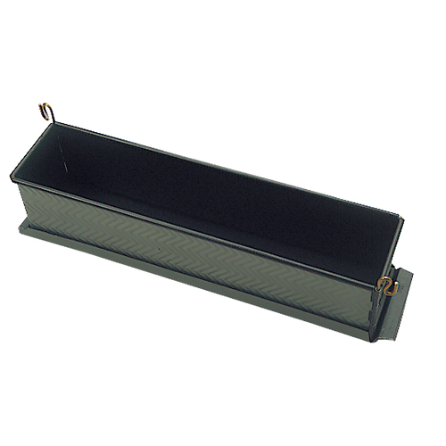 Matfer Bourgeat 331274 Exopan Pate Mold 13-3/4"L x 3"W x 3-1/3"H Rectangular Steel