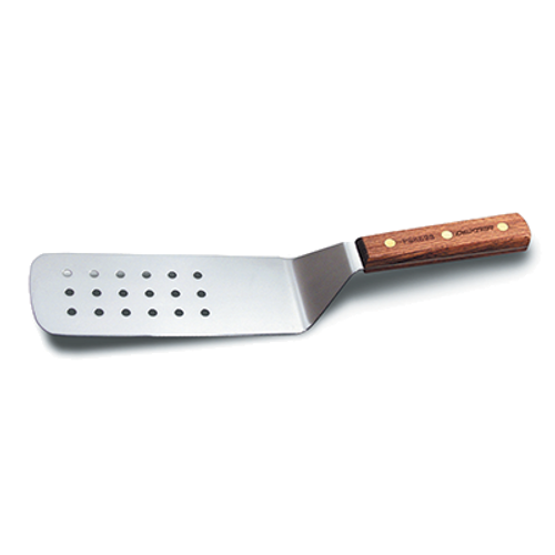 Dexter PS8698 8" Stainless Steel Traditional Perforated Turner