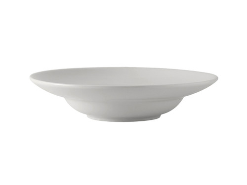 Tuxton BPD-1204 12" 21 Oz. Porcelain White Round Pasta/Salad Bowl (1 Dozen)