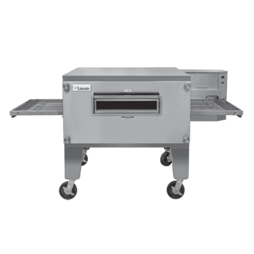 Lincoln Foodservice 3240-3N 77.6" Natural Gas Floor Model Conveyor Oven Package