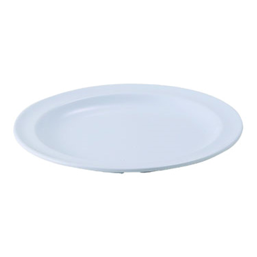 Winco MMPR-10W
 10"
 Plastic
 White
 Round
 Plate
 2 Dozen (Contains 1 Dozen)