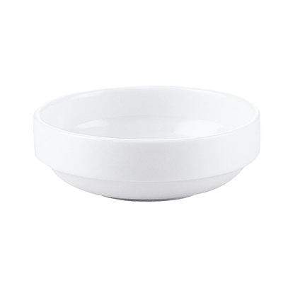 CAC China RCN-B524 6 Oz. Super White Porcelain Round RCN Specialty Bowl (4 Dozen Per Case)