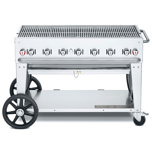 Crown Verity CV-MCB-48-SI-BULK 56" Outdoor Charbroiler - 99,000 BTU