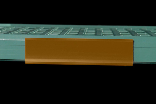 Metro Csm6-Tq Metromax Q Color Shelf Marker 6" x 1-1/2" Snaps Over Edge Tan