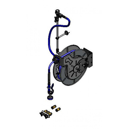 T&S Brass B-1459-7142-01 Hose Reel Assembly open 3/8"