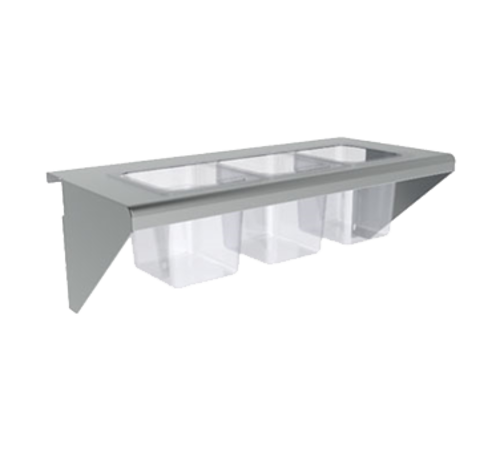 Vulcan CONRAIL-ACB25 25" W Stainless Steel Condiment Rail