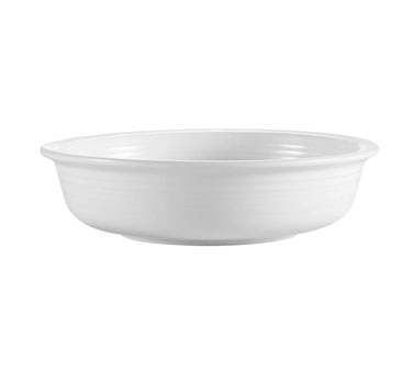 CAC China TGO-B7 7.25" Dia. 20 Oz. Bone White Porcelain Round Tango Nappie (2 Dozen Per Case)