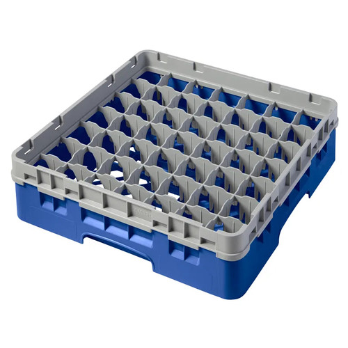 Cambro 49S318168 Camrack Glass Rack With Soft Gray Extender - 5 Cases