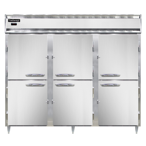 Continental Refrigeration DL3WE-HD Designer Line Heated Cabinet Reach-In 85"