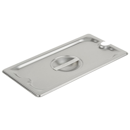 Vollrath 94300 Super Pan 3 1/3 GN Flat Slotted Cover 22 Gauge