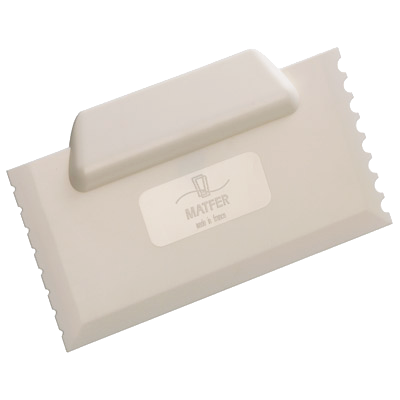 Matfer Bourgeat 421743 Chocolate Scraper 7-1/2"L x 4-1/2"W Semi-Flexible