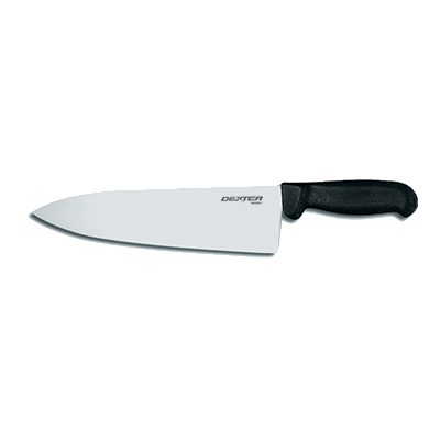 Dexter P94831B 10" Black Basics Chef's/Cook's Knife with Polypropylene Handle