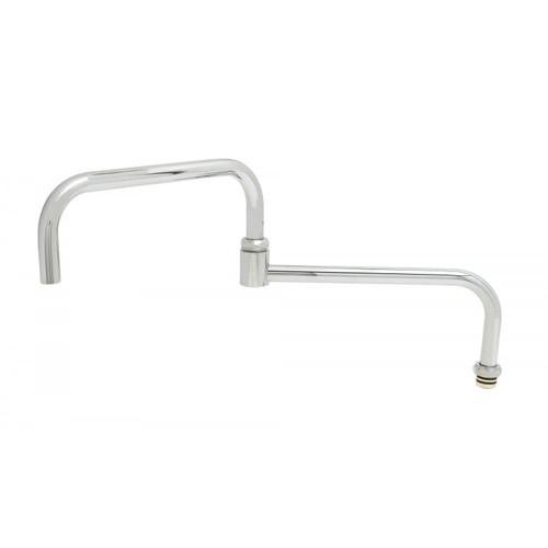 T&S Brass 116X Big-Flo Nozzle swivel 24" long double joint plain end outlet