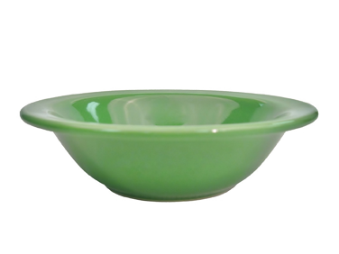 CAC China LV-10-G 13 Oz. Green Ceramic Round Las Vegas Grapefruit Bowl (3 Dozen Per Case)